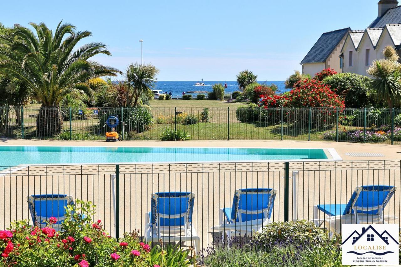 Localise - A06 - Entierement De Plain-Pied Avec Petite Vue Mer - Donnant Sur La Piscine Et Le Jardin - Wifi Inclus - Draps Inclus - Guilvinec Eksteriør billede