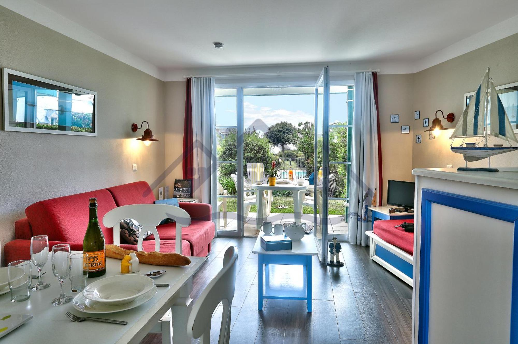 Localise - A06 - Entierement De Plain-Pied Avec Petite Vue Mer - Donnant Sur La Piscine Et Le Jardin - Wifi Inclus - Draps Inclus - Guilvinec Eksteriør billede